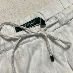 Ralph Lauren Linen white shorts size small